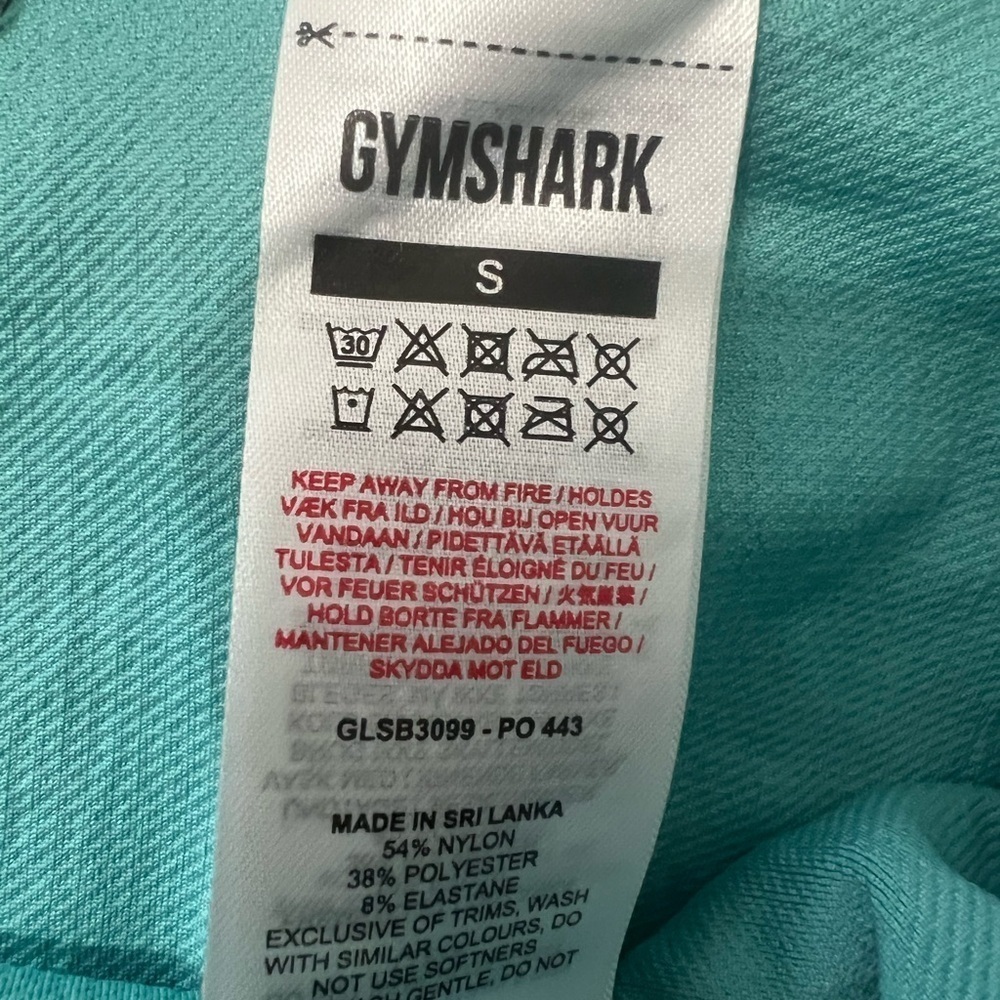 Gymshark Mint Blue Ultra Seamless Sports Bra - Picture 5 of 5
